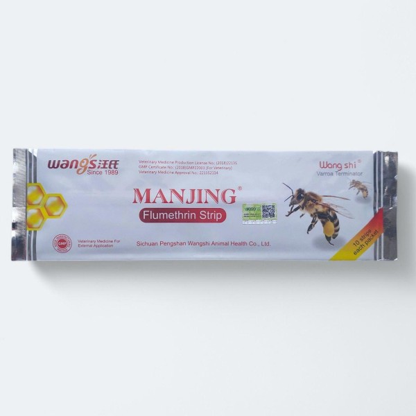 Пластинки MANJING полоски Flumethrin Strip 10 штук