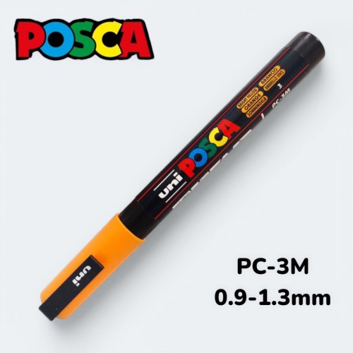 POSCA Water-Based Paint Marker Orange PC-3M 0.9-1.3mm