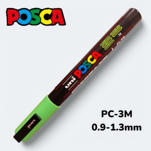 POSCA Water-Based Paint Marker Light Green PC-3M 0.9-1.3mm