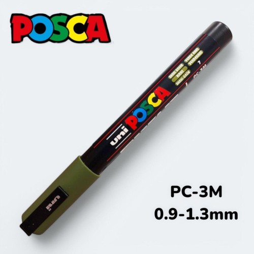 POSCA Water-Based Paint Marker Khaki PC-3M 0.9-1.3mm