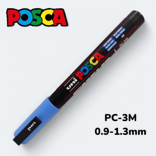 POSCA Water-Based Paint Marker Light Blue PC-3M 0.9-1.3mm