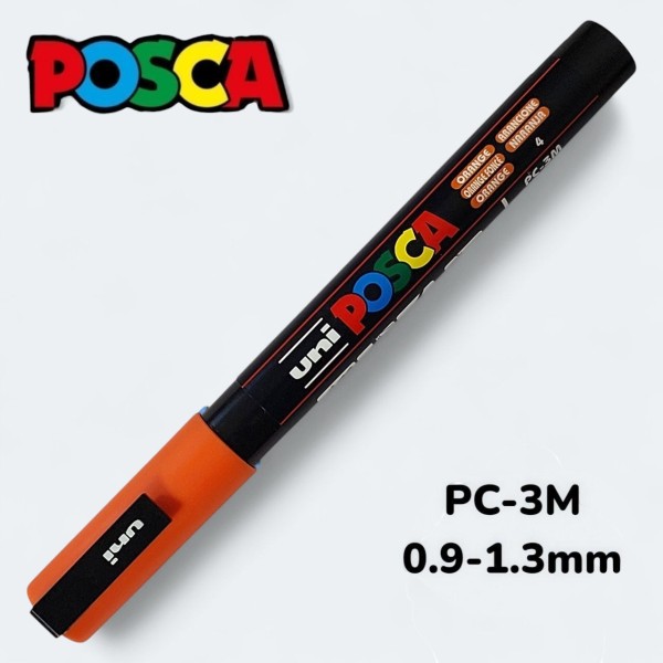 POSCA Water-Based Paint Marker Orange PC-3M 0.9-1.3mm