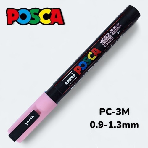 POSCA Water-Based Paint Marker Light Pink PC-3M 0.9-1.3mm